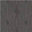 Papeldecor|Tapete Modern Stil Art Deco Braun und Schwarz|Tapeten