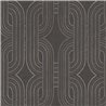 Papeldecor|Papier peint moderne style Art Déco marron et noir|Papier Peint