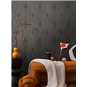 Papeldecor|Tapete Modern Stil Art Deco Braun und Schwarz|Tapeten
