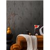Papeldecor|Papier peint moderne style Art Déco marron et noir|Papier Peint
