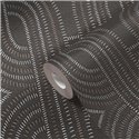 Papeldecor|Modern Brown and Black Art Deco Style Wallpaper|Wallpaper