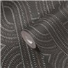 Papeldecor|Papier peint moderne style Art Déco marron et noir|Papier Peint