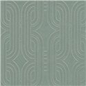 Papeldecor|Modern Art Deco Style Blue and Green Wallpaper|Wallpaper