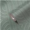 Papeldecor|Modern Art Deco Style Blue and Green Wallpaper|Wallpaper