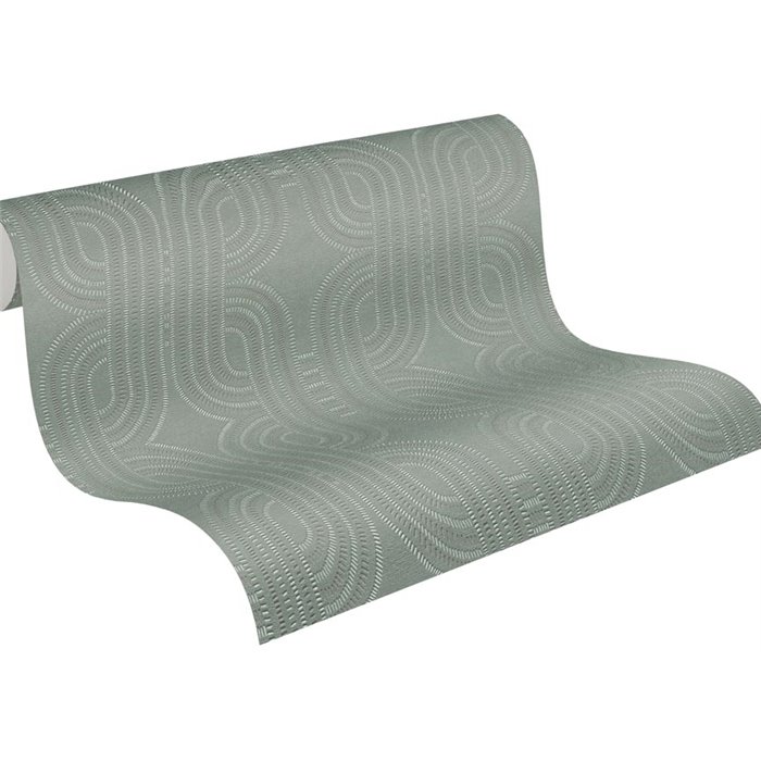 Papeldecor|Papier peint moderne style Art bleu et vert|Papier Peint