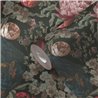 Papeldecor|Tapete Blumen Elegant Blau und Rot|Tapeten