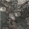 Papeldecor|Papier peint floral classique gris et noir|Floral