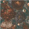 Papeldecor|Papier peint floral classique gris vert|Floral