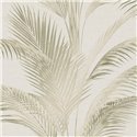 Papeldecor|Papier peint Urban Jungle feuilles de palmier crème vert|Floral