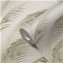 Papeldecor|Urban Jungle Palm Leaves Cream Green Wallpaper|Floral