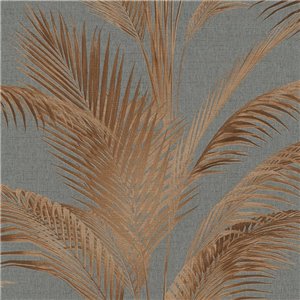 Papeldecor|Papier peint Urban Jungle feuilles de palmier beige crème|Floral