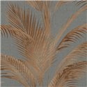 Papeldecor|Papier peint style Urban Jungle feuilles de palmier métallisé|Floral