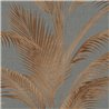 Papeldecor|Papier peint style Urban Jungle feuilles de palmier métallisé|Floral