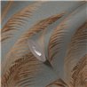 Papeldecor|Papel pintado estilo Urban Jungle hojas palma metalizado|Floral