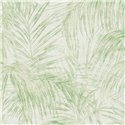 Papeldecor|Papier peint tropical feuilles de palmier blanc et vert|Papier Peint