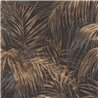 Papeldecor|Tropical Palm Leaves Beige and Black Wallpaper|Floral