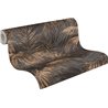 Papeldecor|Tapete Tropisch Palmenblätter Beige und Schwarz|Blumen
