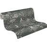 Papeldecor|Tapete Blumen Elegant Grau und Schwarz|Blumen