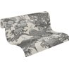 Papeldecor|Papier peint fleurs et paons beige et gris|Floral