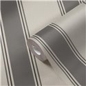 Papeldecor|Papel pintado elegante rayas verticales beige y gris|Rayas