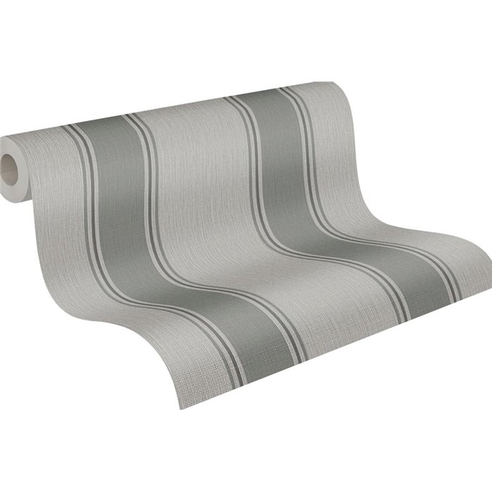 Papeldecor|Tapete Elegant Streifen Grau|Streifen