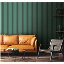 Papeldecor|Wide Black and Green Stripes Wallpaper|Stripes