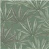 Papeldecor|Tapete Blumenblätter Cannabis Grün|Blumen