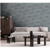 Papeldecor|Cannabis Leaf Pattern Gray Floral Wallpaper|Floral