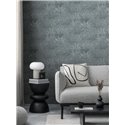 Papeldecor|Cannabis Leaf Pattern Gray Floral Wallpaper|Floral