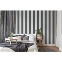 Papeldecor|Wide White and Black Stripes Wallpaper|Stripes