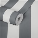 Papeldecor|Tapete Breite Streifen Weiß und Schwarz|Streifen