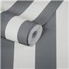 Papeldecor|Papier peint rayures larges blanc et noir|Rayures