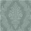 Papeldecor|Tapete Elegant Damaszener Stil Grün|Damast