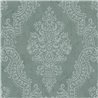 Papeldecor|Papier peint élégant style damassé vert|Damas
