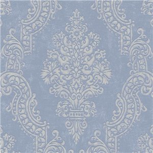 Papeldecor|Papel pintado elegante estilo damasco verde|Damasco