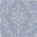 Papeldecor|Violet Damask with Elegant Medallions Wallpaper|Damask