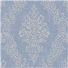Papeldecor|Violet Damask with Elegant Medallions Wallpaper|Damask