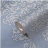 Papeldecor|Violet Damask with Elegant Medallions Wallpaper|Damask