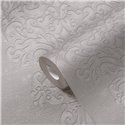Papel pintado elegante estilo damasco beige y gris - Papeldecor Essence 2026397656