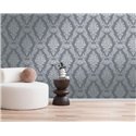 Papeldecor|Tapete Elegant Damaszener Stil Grau|Damast