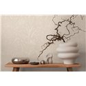 Papeldecor|Tapete Rustikal, Wildblumen Beige Braun|Wilde Blumen