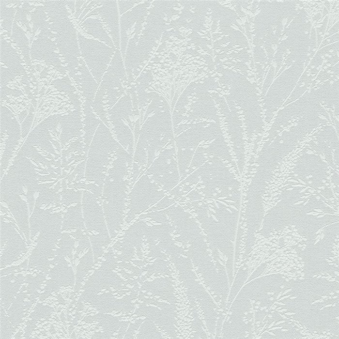 Papeldecor|Papel pintado estilo rústico, plantas silvestres verde|Flores Silvestres