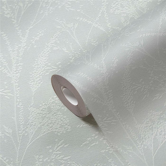 Papeldecor|Papier peint style rustique, plantes sauvages vert|Fleurs Sauvages