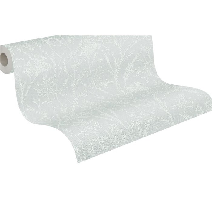 Papeldecor|Papier peint style rustique, plantes sauvages vert|Fleurs Sauvages