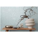 Papeldecor|Papier peint rustique fleurs sauvages bleu et blanc|Fleurs Sauvages