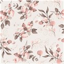 Papeldecor|Modern Eucalyptus Leaves Pink Floral Wallpaper|Floral