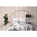Papeldecor|Modern Eucalyptus Leaves Pink Floral Wallpaper|Floral