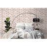 Papeldecor|Modern Eucalyptus Leaves Pink Floral Wallpaper|Floral
