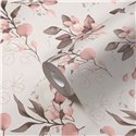 Papeldecor|Modern Eucalyptus Leaves Pink Floral Wallpaper|Floral