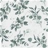 Papeldecor|Papel pintado floral blanco y verde hojas de eucalipto|Floral